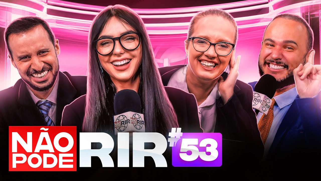 JORNAL NÃO PODE RIR com Nyvi Estephan, Marcos Castro, Luciana D'Aulizio e Ed Gama