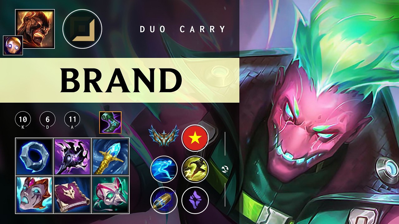 Brand Carry vs Ezreal - VN Challenger Patch 26.04
