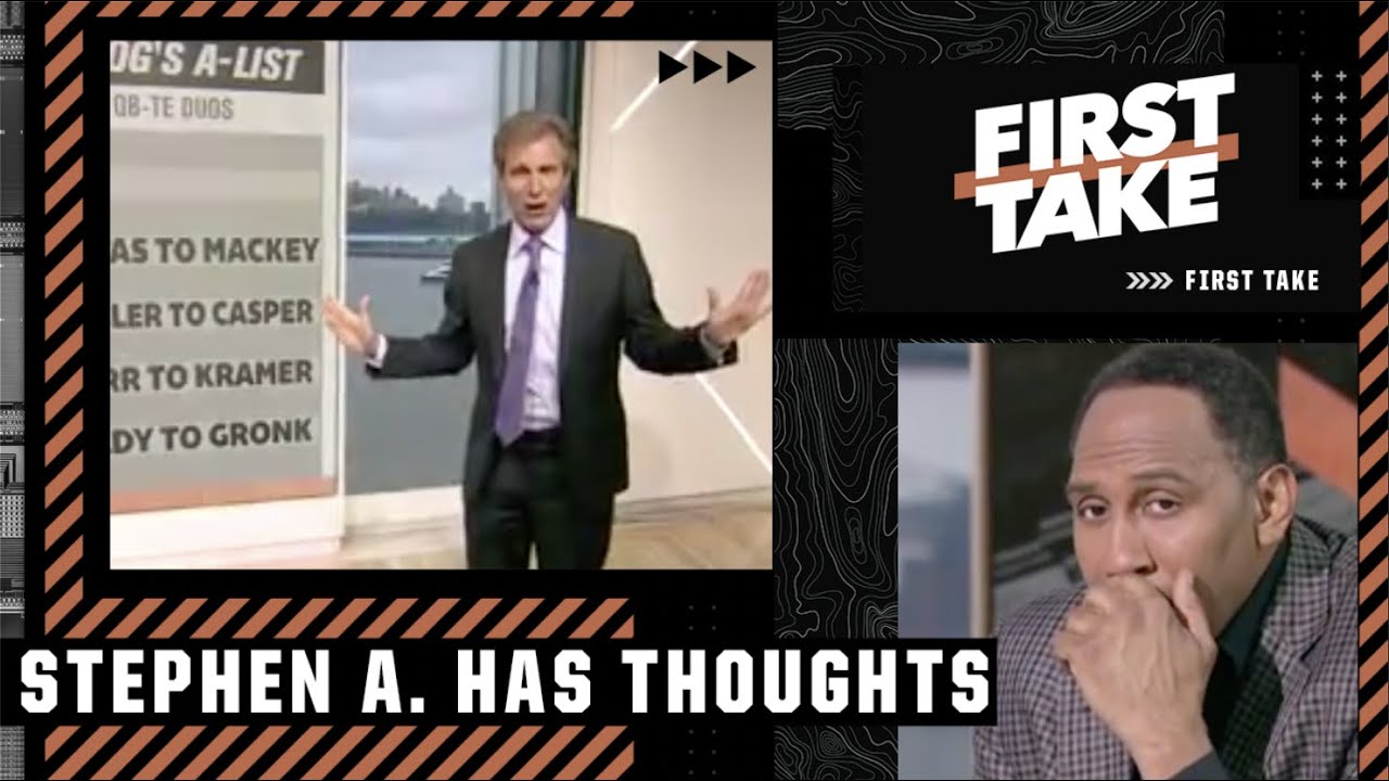 Stephen A. has thoughts on Mad Dog's A-List 👀 | First Take