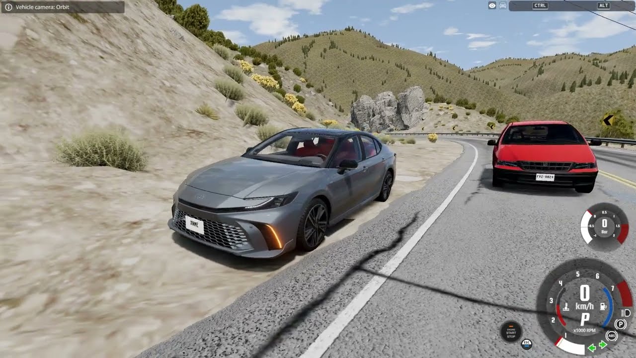 TOYOTA CAMRY XV80 with a Steering Wheel | BeamNG.drive