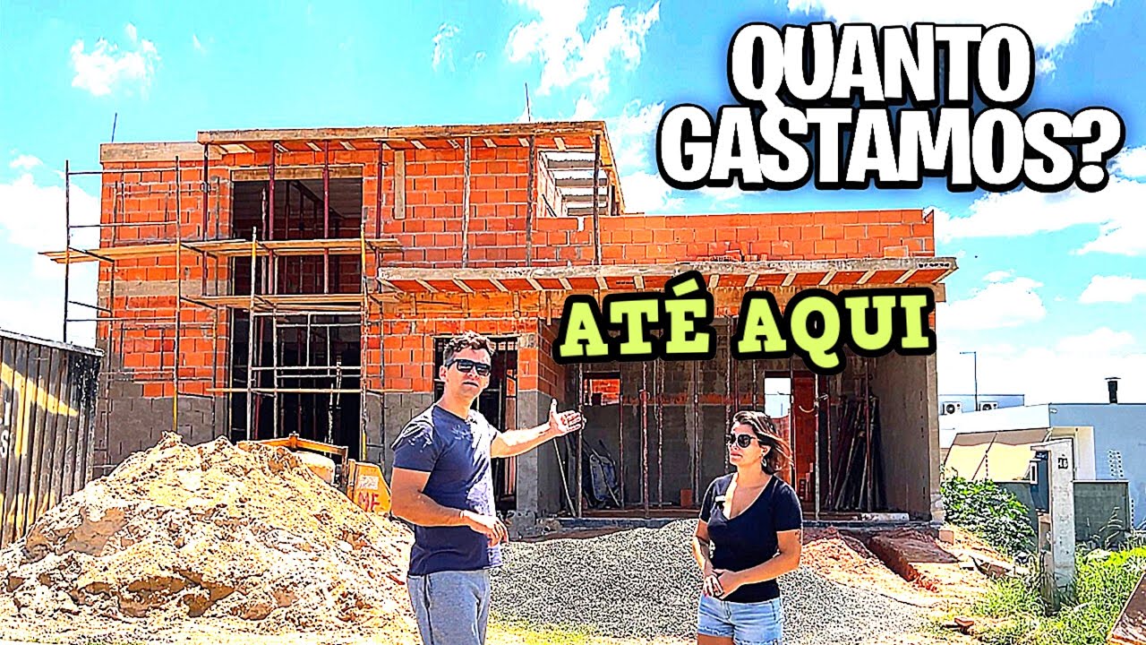 QUANTO CUSTOU PARA CONSTRUIR ATÉ ESTE PONTO DA CASA, SEM ACABAMENTOS