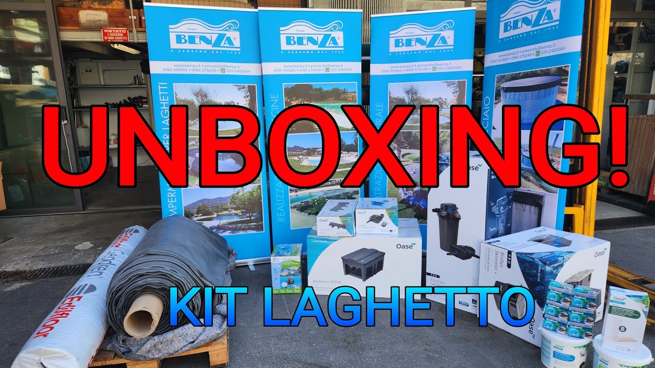 KIT COMPLETO LAGHETTO CARPE KOI per 15/30 metri cubi con Telo EPDM, filtri, pompa, lampade UV - OASE