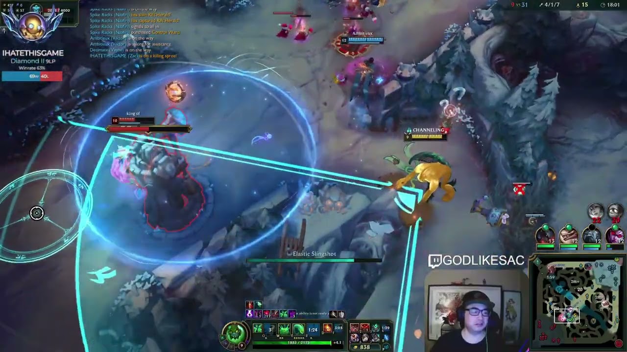 Budget Rivals Tournament In Houses! Team Ambiteux Support GodlikeSac! #leagueoflegends #budgetRivals