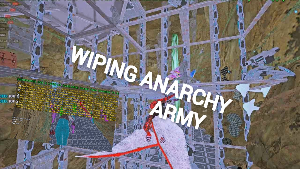 Bullying Anarchy Army, Griefing Highlights | Ark Official Small Tribes