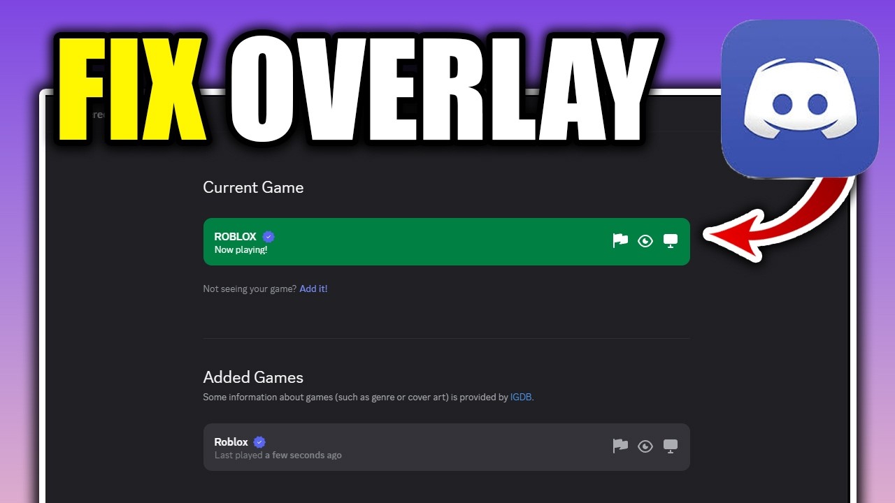 How To Fix Discord Overlay Not Working (2026 Fix)