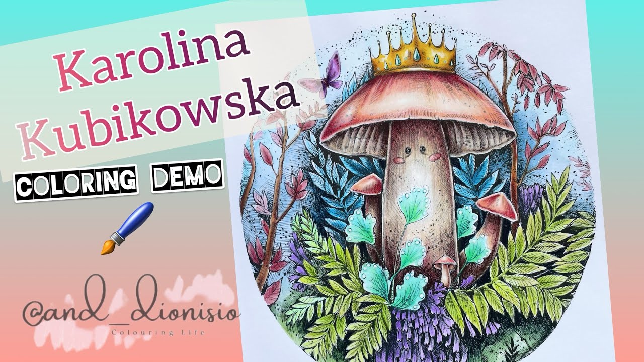 Circle of Nature Coloring Demo 🖌️ @karolinakubikowska7264