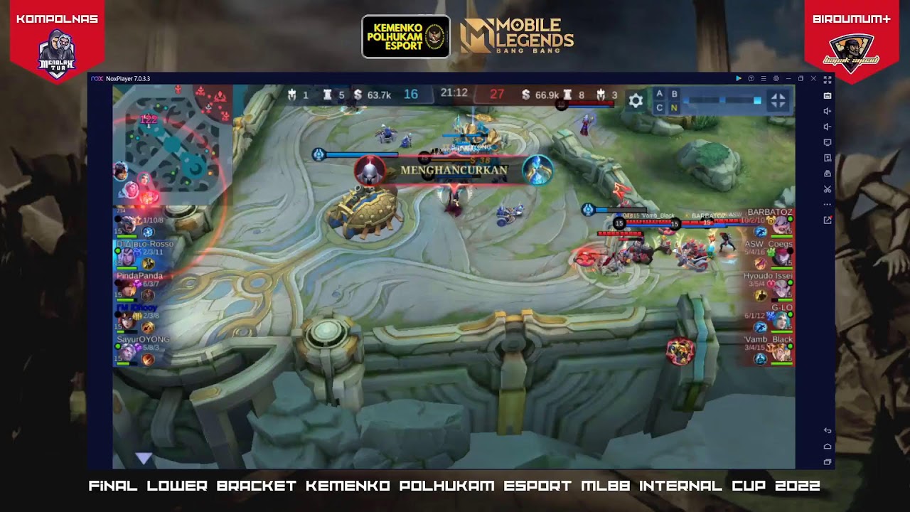 Kemenko Polhukam ESPORT Live Stream
