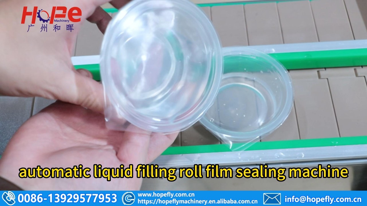 automatic liquid filling roll film sealing machine