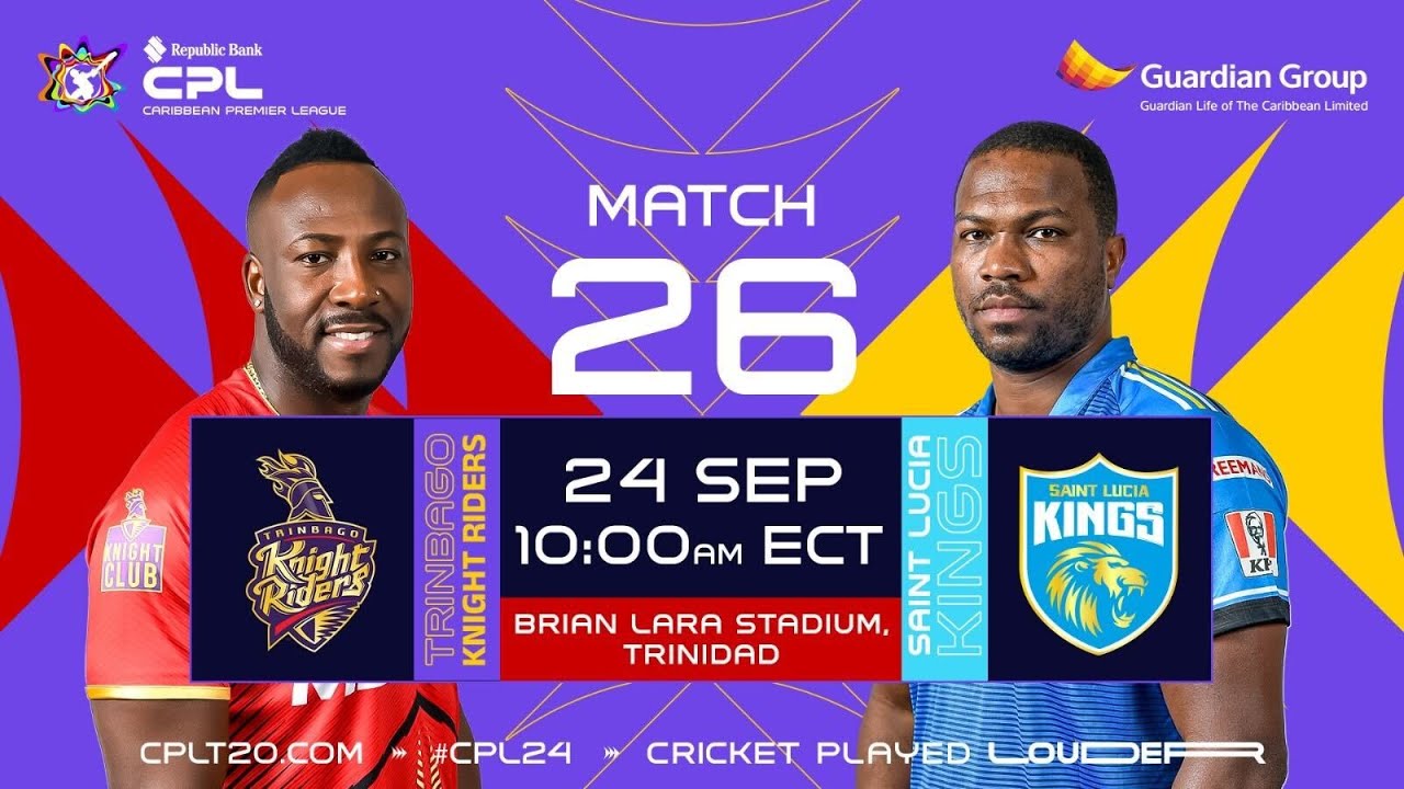 LIVE | Trinbago Knight Riders vs St Lucia Kings | CPL 2024