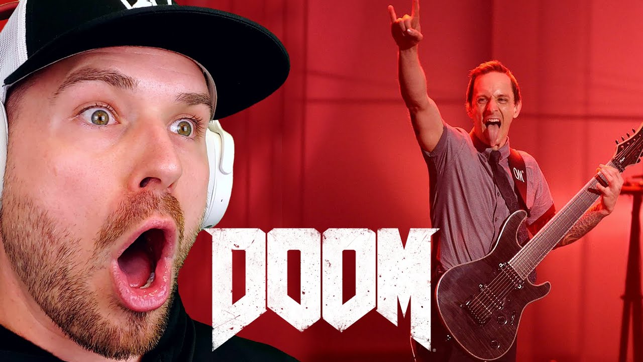 MICK GORDON - DOOM Soundtrack LIVE at The Game Awards 2016 (REACTION!!!)