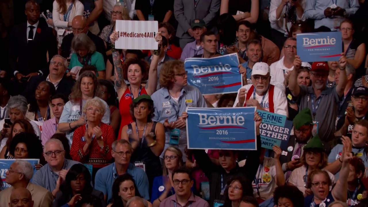 Senator Al Franken and Sarah Silverman at DNC 2016