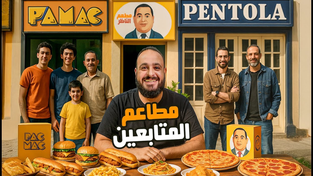 بنتولا 🍔 باك ماك 🍟 الناظر 😋 جربت مطاعم المتابعين هتطلع حلوة؟ 🤔🔥