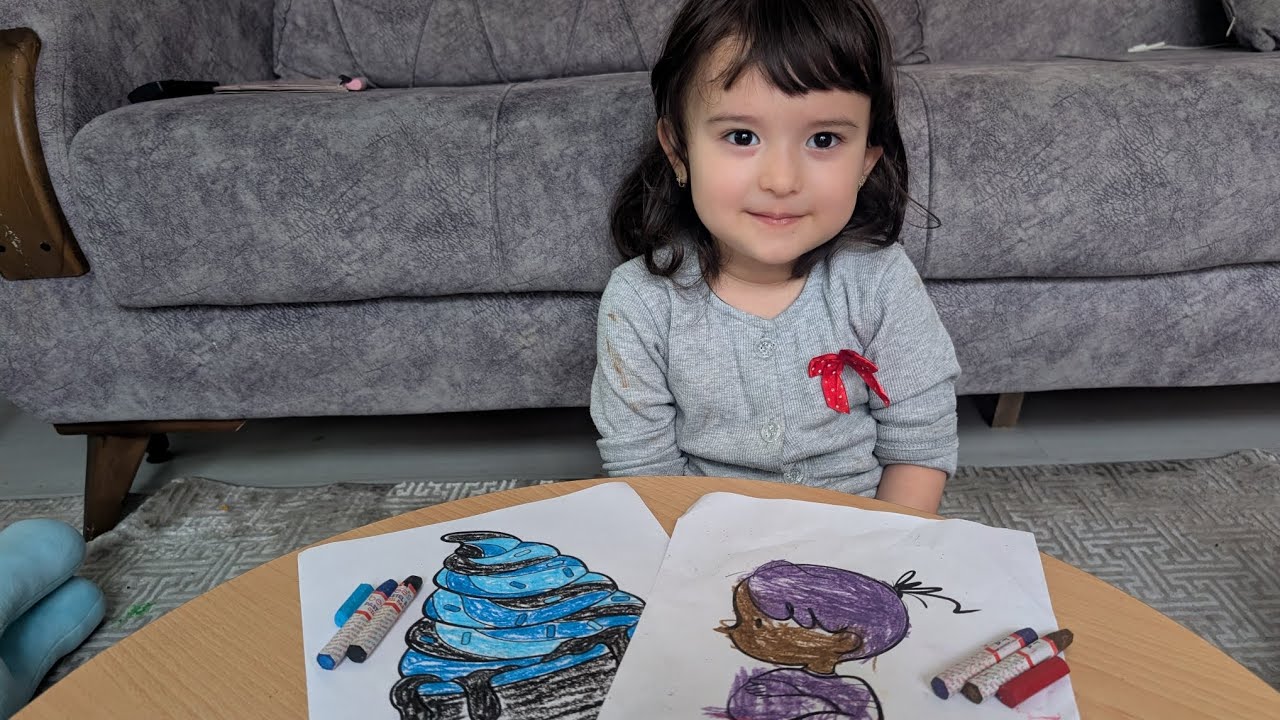 3 renk boyama oyunu oynadık, çok eğlendik , sizde bu etkinliği denemelisiniz !