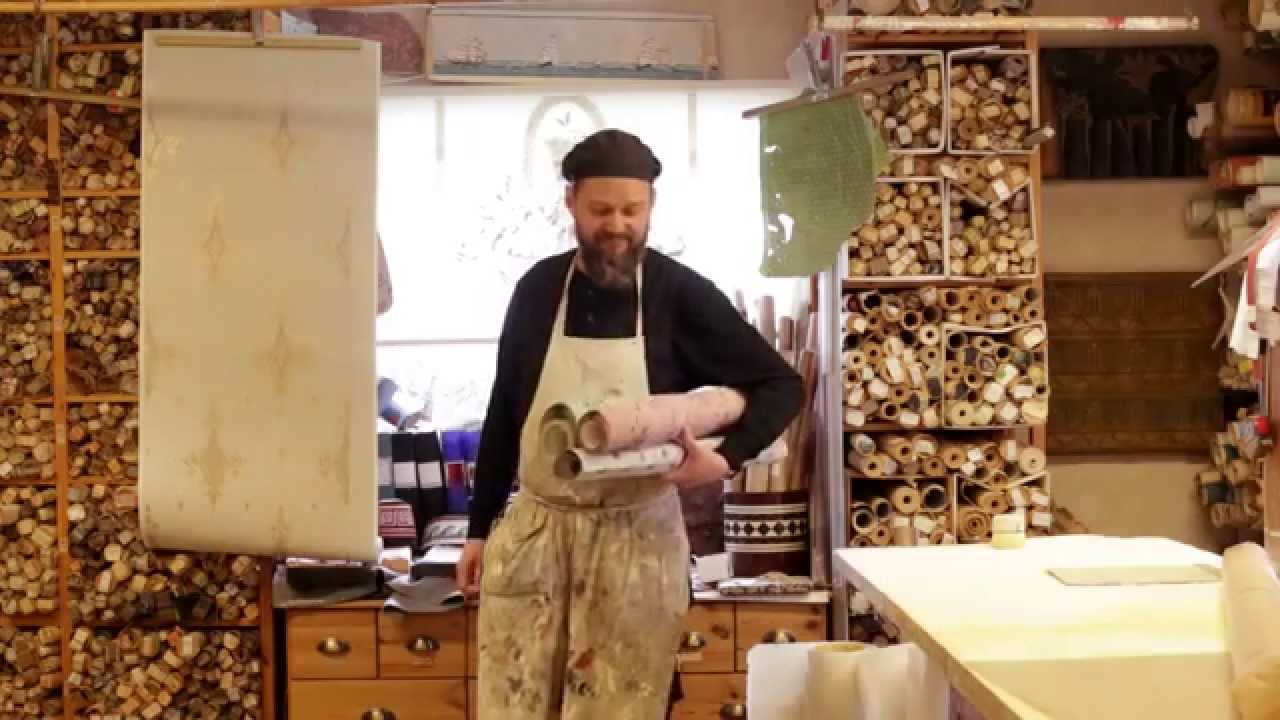 Handtryckta Tapeter