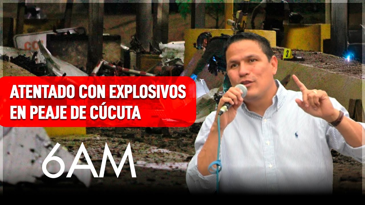 Violencia desbordada: Destruyen peaje de Cúcuta y atacan con explosivos el CAI de Villa Antigua