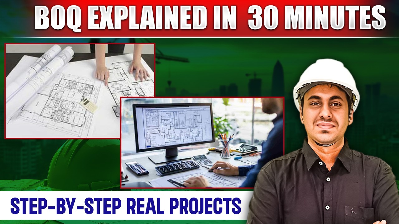 How to Understand BOQ in 30 Minutes | Real Construction Project Tutorial