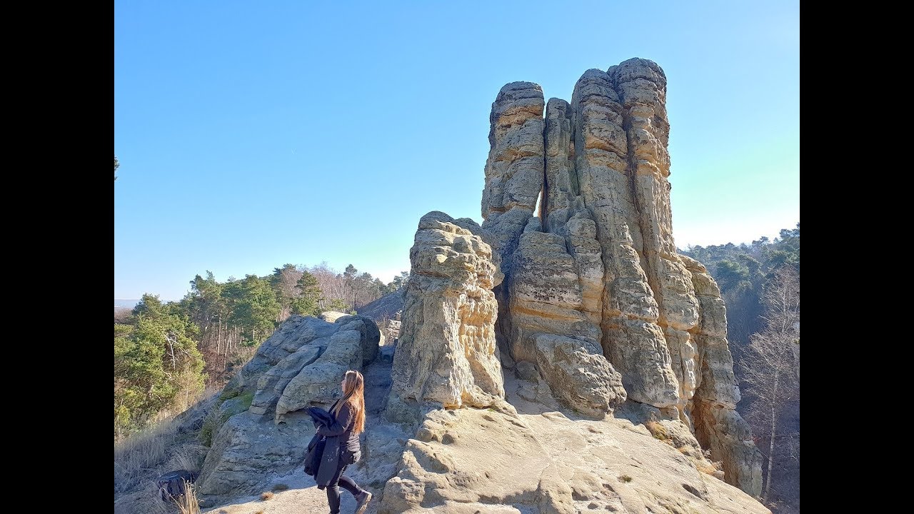 Wanderung bei Halberstadt /Harz - Fünffingerfelsen - Klusfelsen - Gläserner Mönch
