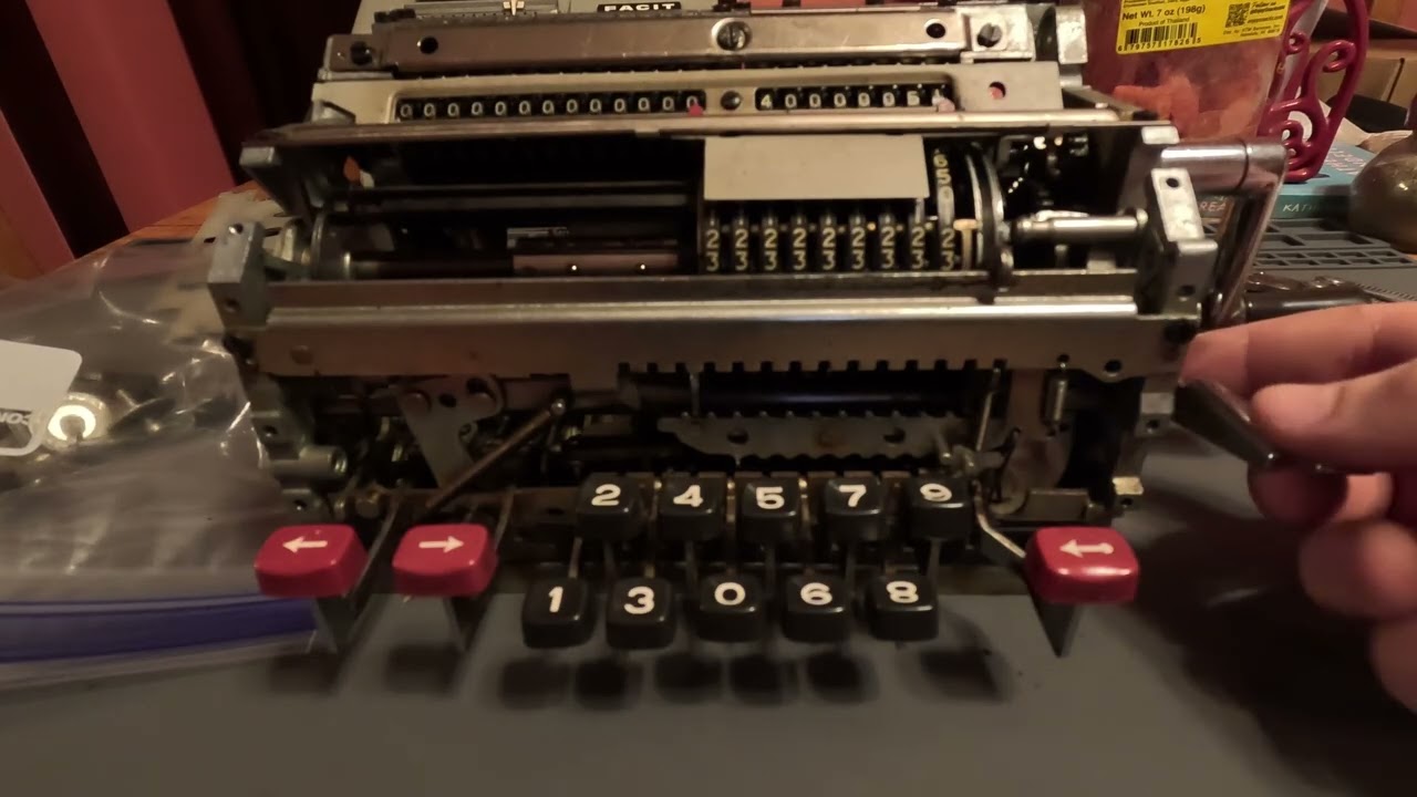 Facit C1-13 Mechanical Calculator Repair