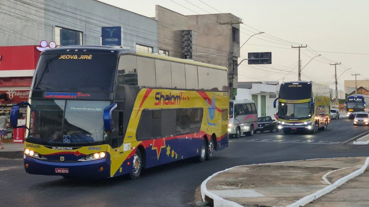 MOVIMENTAÇÃO DE ÔNIBUS DE TURISMO NA ROTARIA DO PLANALTO PARNAIBA/PI