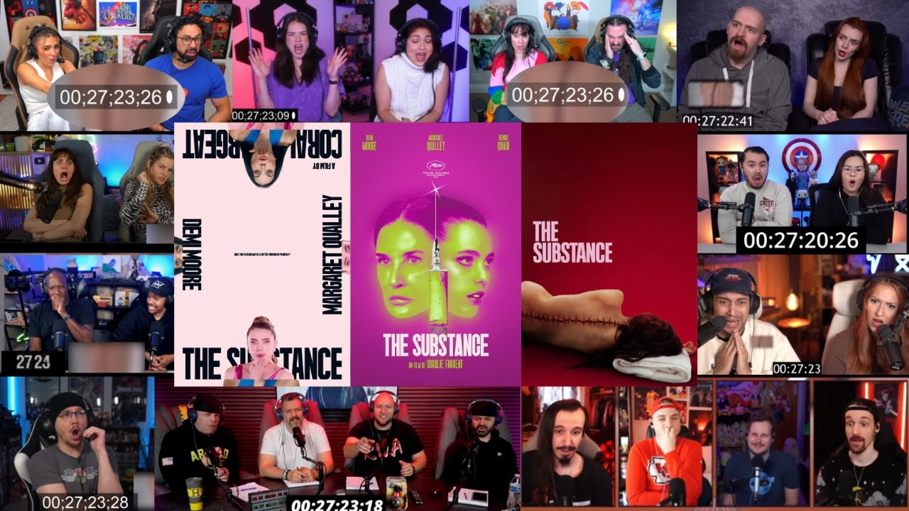 The Substance (2024) Reaction Mashup
