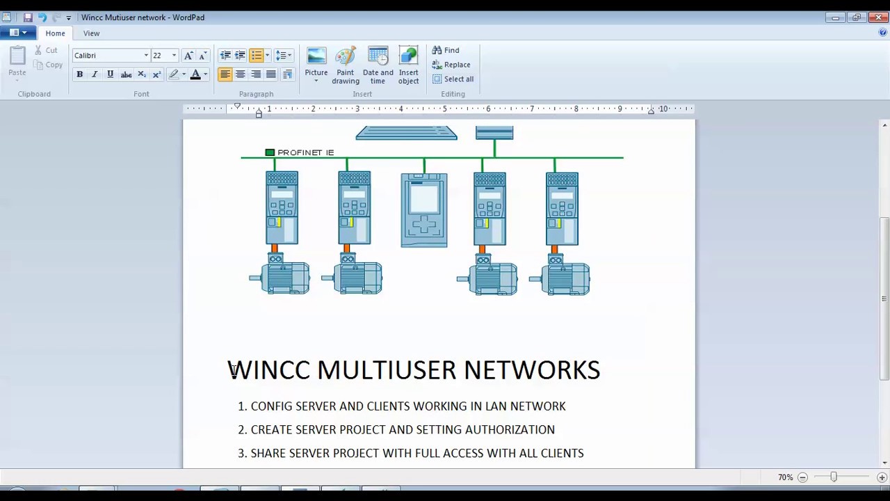 Wincc 7.4 Multiuser configuration , Server- Clients
