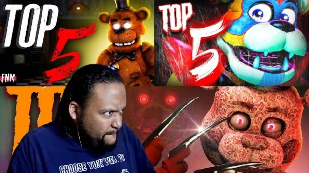 ТОП-5 ПЕСЕН FNAF Реакция Five Nights Music (2020-2022)