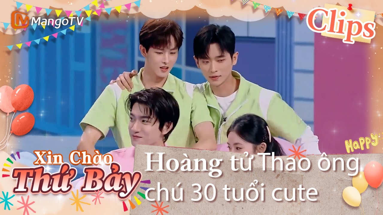 【Highlight】Hoàng tử Thao ông chú 30 tuổi cute | Xin Chào Thứ 7 20231021 | Xoài TV