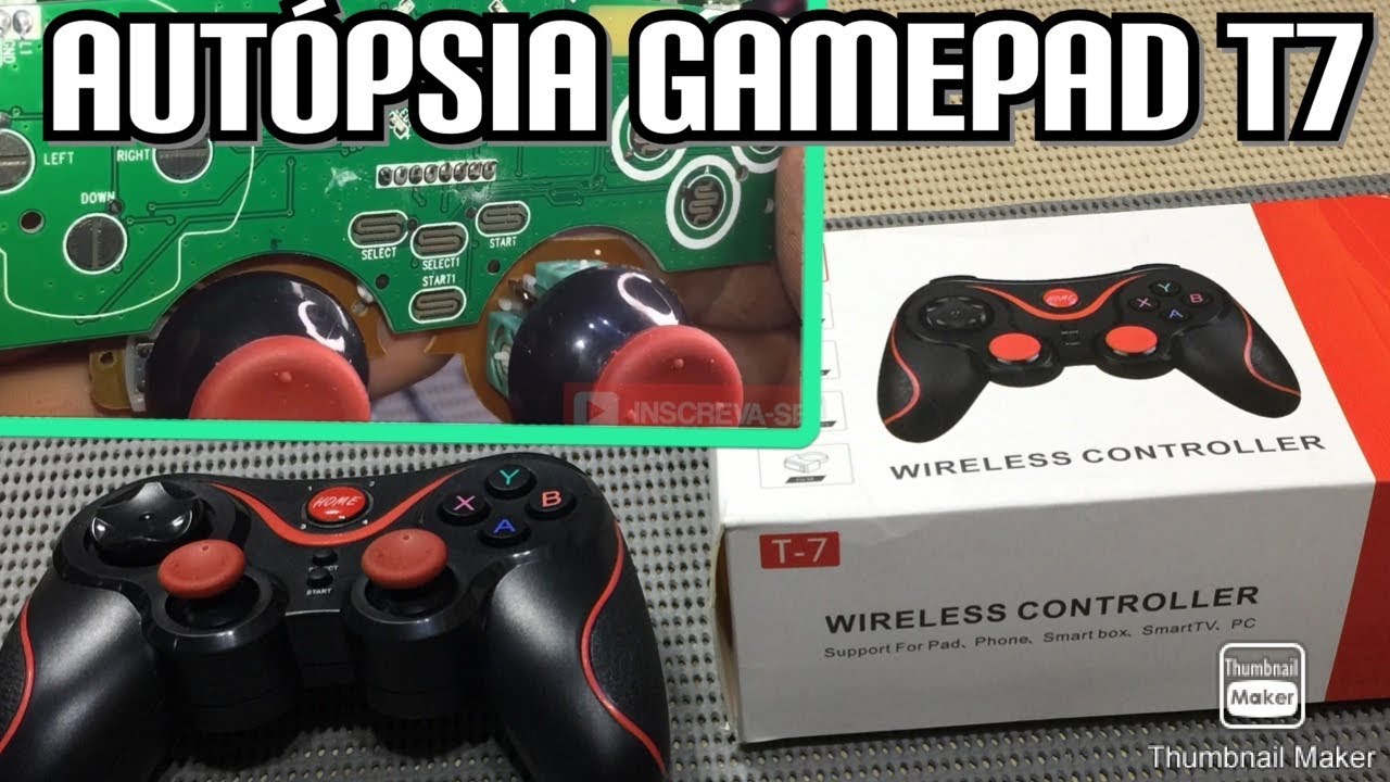 Autopsia gamepad T-7 TERIOS - Desmontagem do gamepad TERIOS T-7