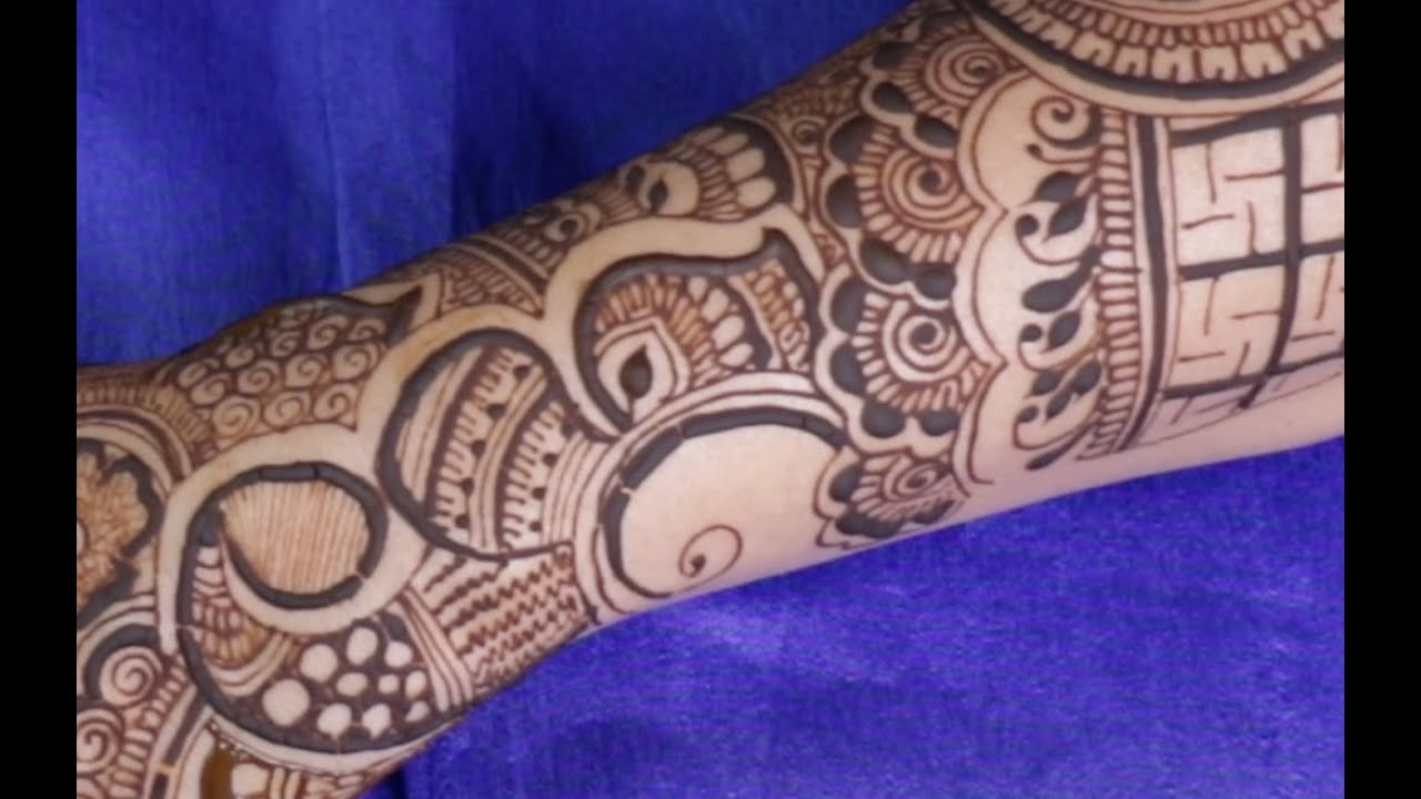 Learn to create your own Simple easy beautiful  bridal mehendi design | Henna design for full  hand