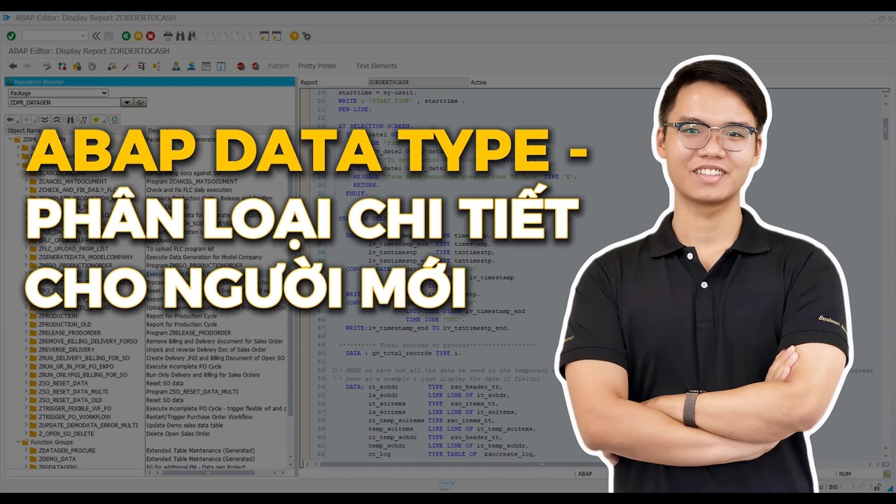 ABAP Data Type và Data Object – Phân Loại Chi Tiết Cho Người Mới