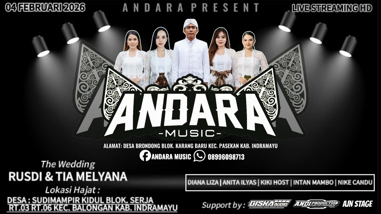 LIVE ANDARA MUSIC DI DESA SUDIMAMPIR BALONGAN INDRAMAYU II 4 FEBRUARI 2026 BAGIAN SIANG