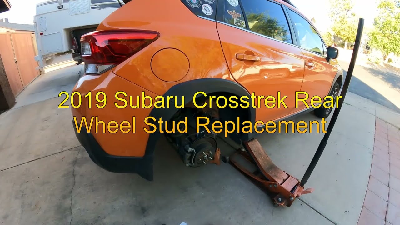2019 Subaru Crosstrek Rear Wheel Lug Stud Replacement