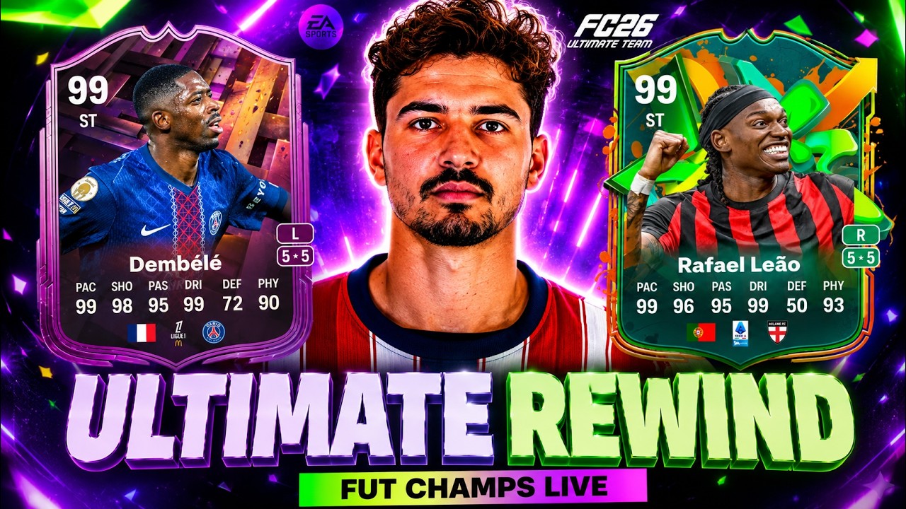 Ultimate Rewind 99 Le&atilde;o Gameplay! 🔥 FUT Champs - 25x 98+ Pack Opening, EVOs & SBCs LIVE! | FC 26