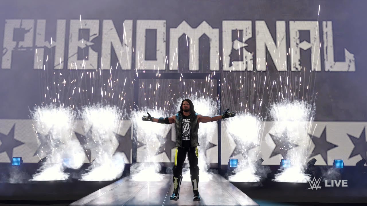 WWE2K24 AJ STYLES '24 ENTRANCE W/TUTORIAL (NO MODS)