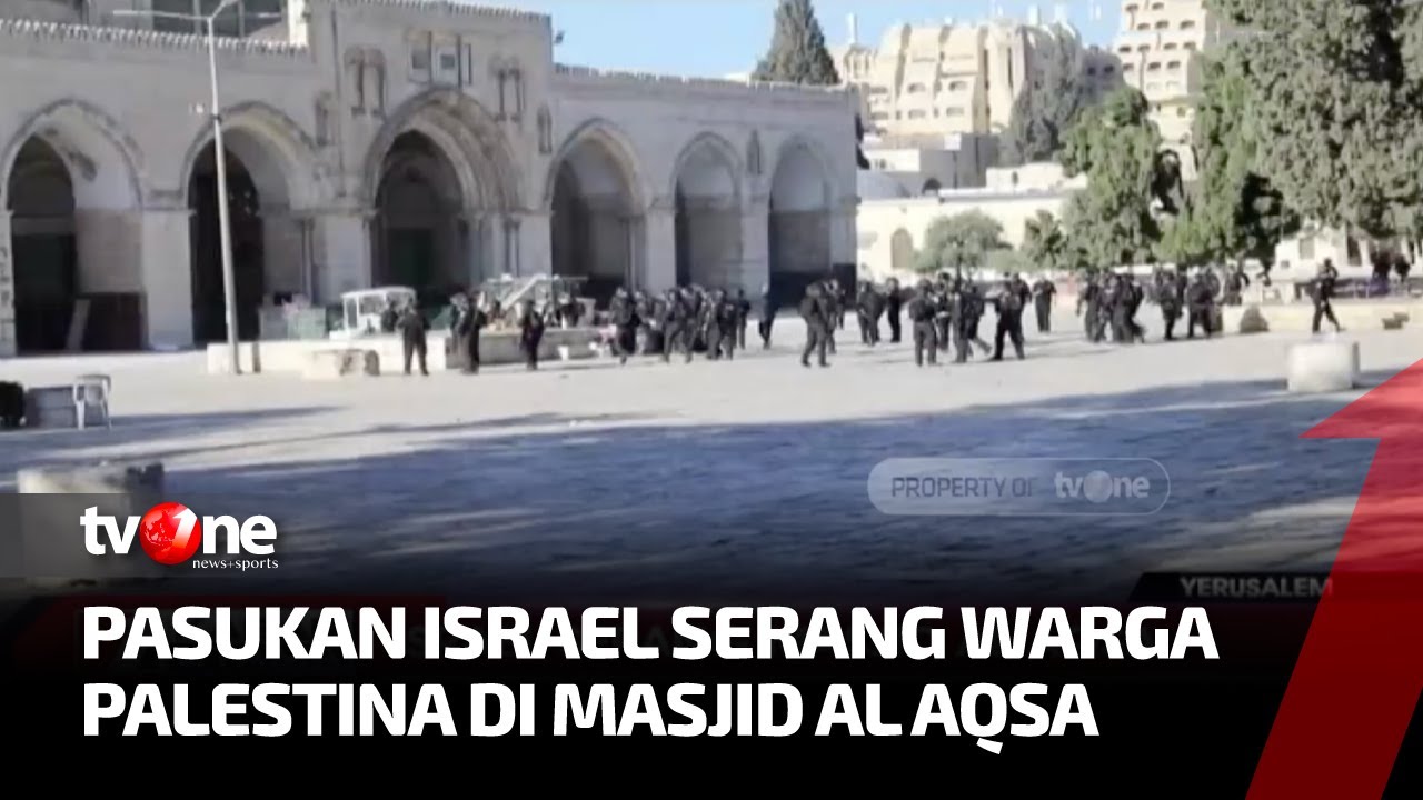 Ratusan Warga Palestina Ditahan Pasukan Israel di Masjid Al Aqsa | Kabar Utama tvOne