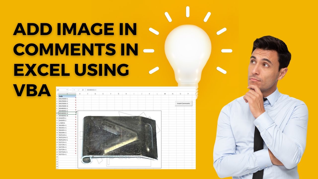 How to insert picture comments in excel cells using VBA Loop