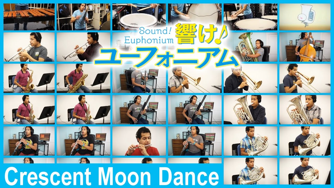 Hibike! Euphonium - Crescent Moon Dance ║ One-person Full Wind Ensemble Perfomance