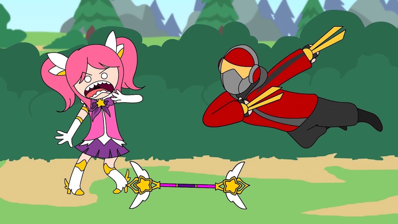 Zed VS Lux - League of Legends Animação (LOL Animation)