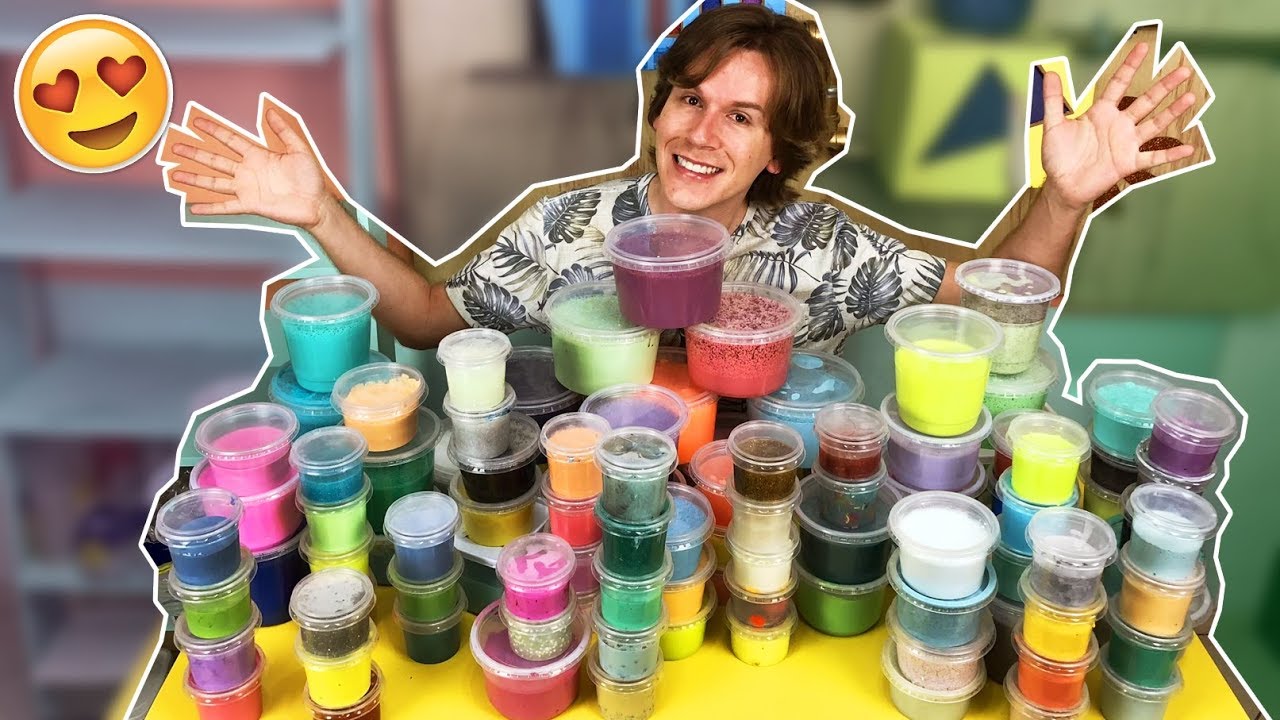 MISTUREI TODAS AS MINHAS 102 SLIMES | TIO LUCAS