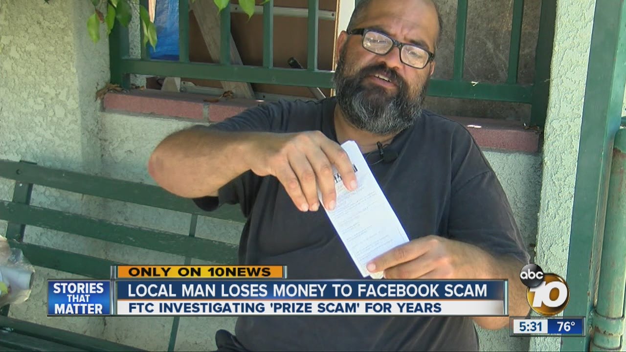 Local man loses money to Facebook scam