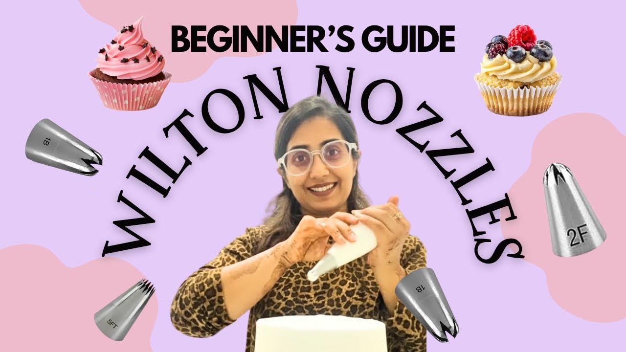 How to use Wilton Nozzle Tips 1M, 2B, 2D, 1G | Piping| Beginners guide| Technique