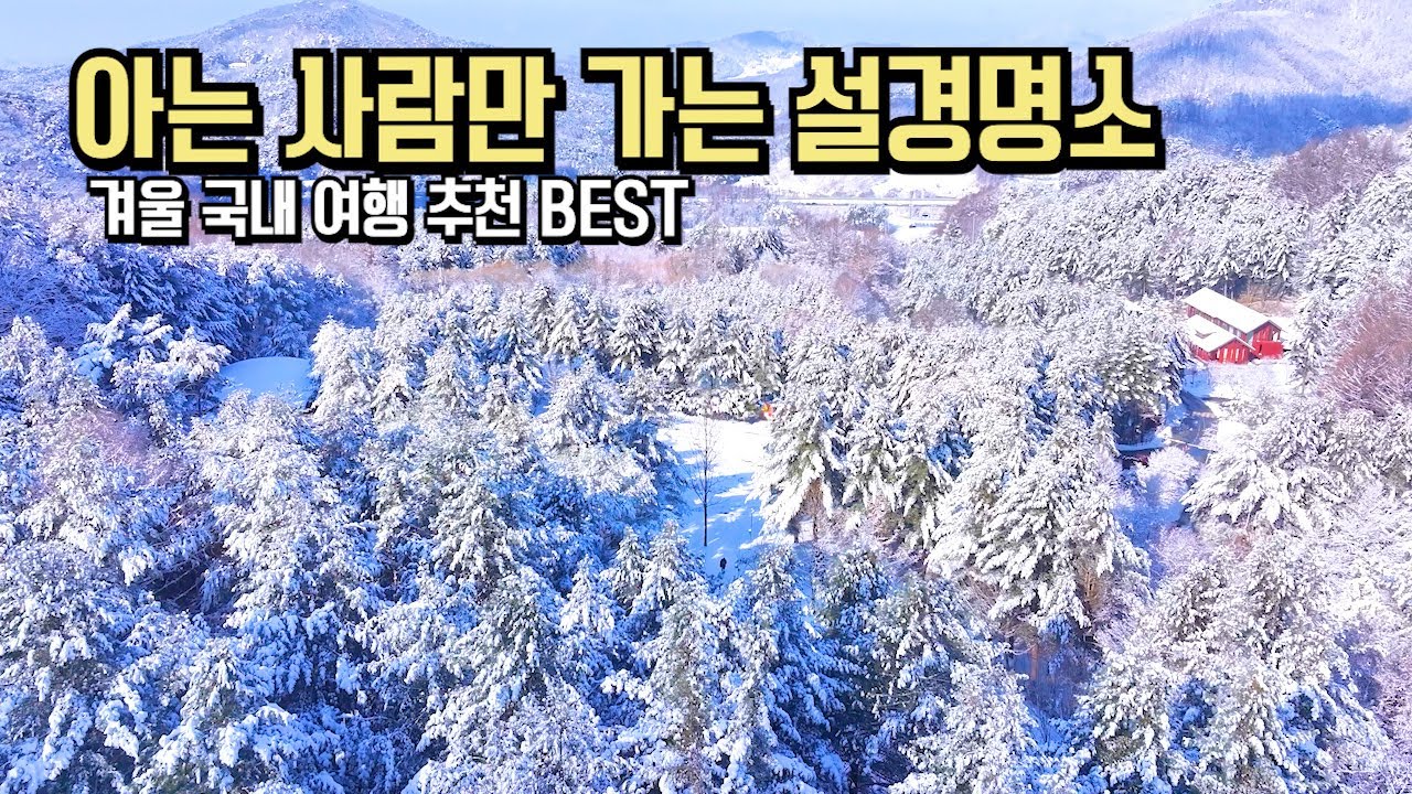 12월 국내 여행 추천 매력 적인 설경 BEST #여행추천 #국내여행