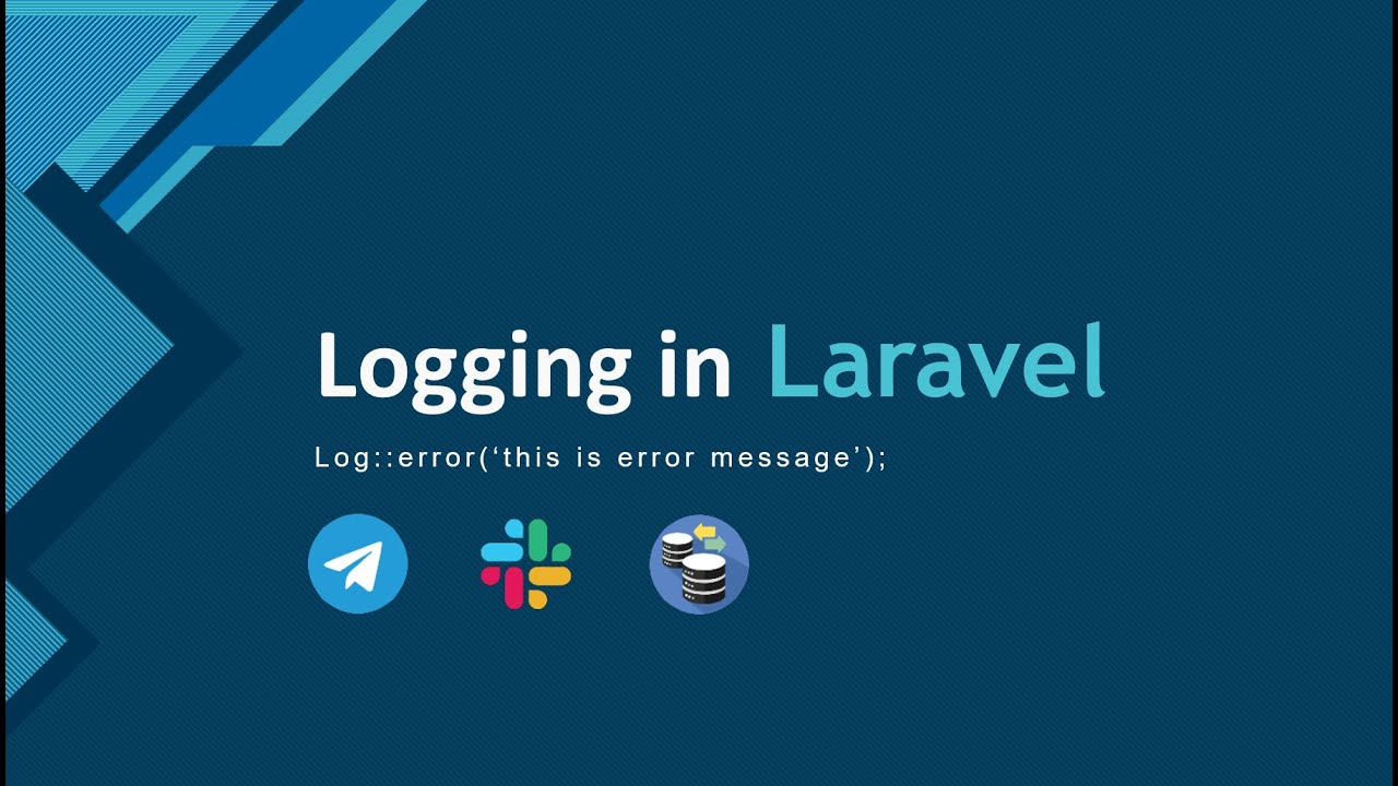 فهم آلية عمل Laravel logging بشكل مبسط واستخدام Telegram لإستقبال السجلات