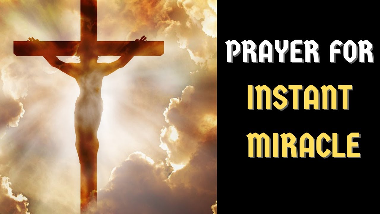 Prayer for Urgent Miracles!