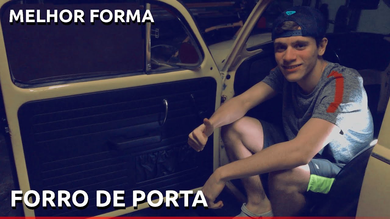 FORRO DE PORTA DO FUSCA COM VELCRO! MELHOR FORMA?