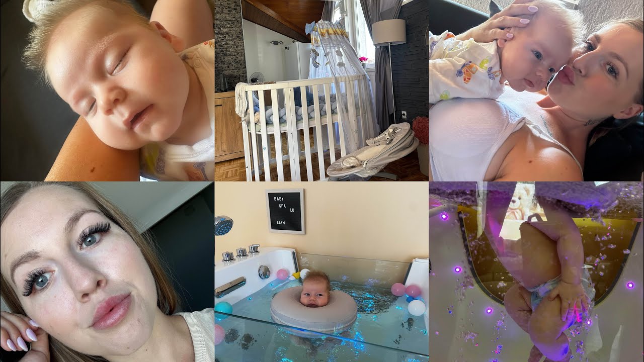 VLOG/Bebi uziva u babyspa,jedan cijeli dan s nama🥰