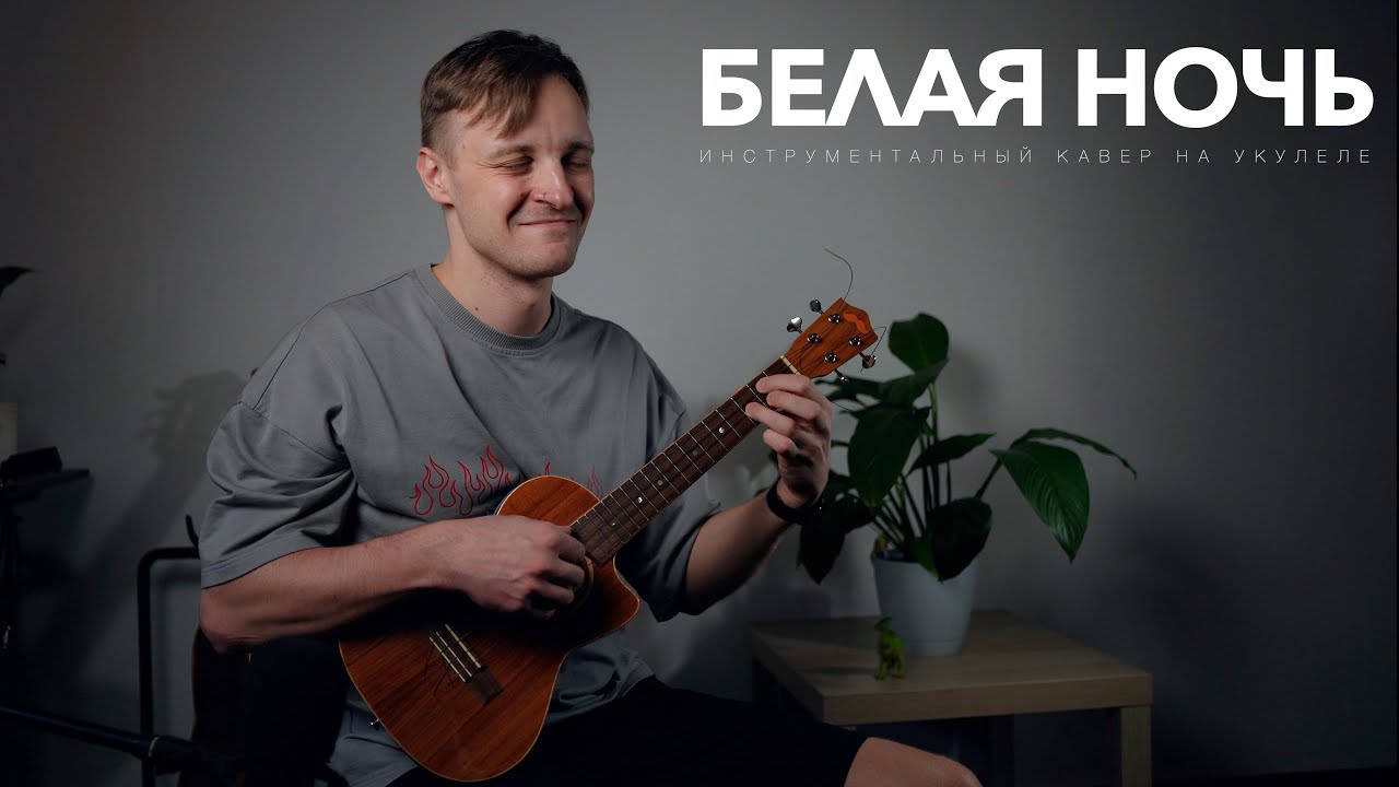 Белая ночь инструментальный кавер на укулеле