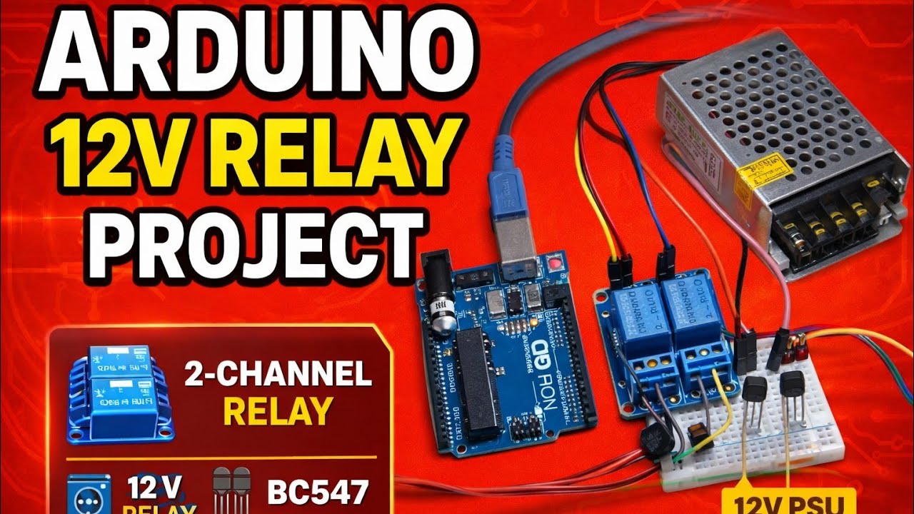 Как использовать 12-вольтовое реле с Arduino