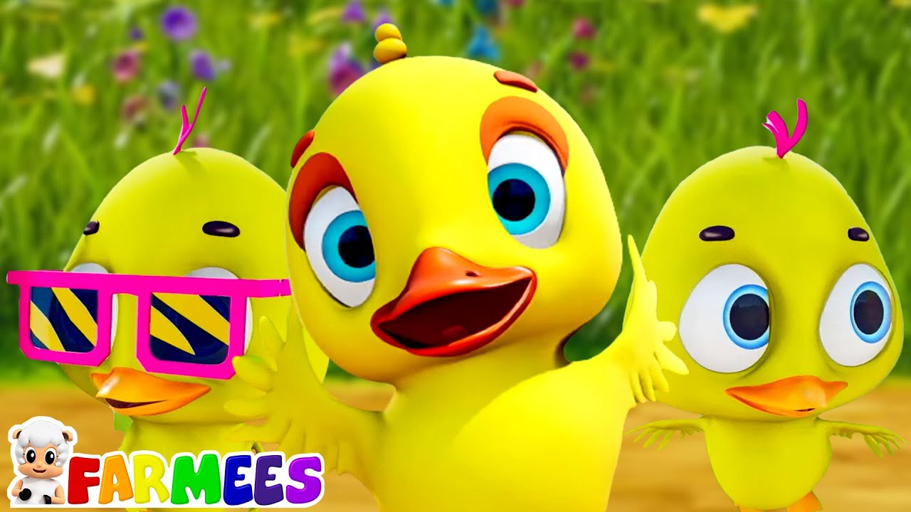 F&uuml;nf Kleine Enten Lustiges und Lehrreiches Lied f&uuml;r Kinder auf Deutsch