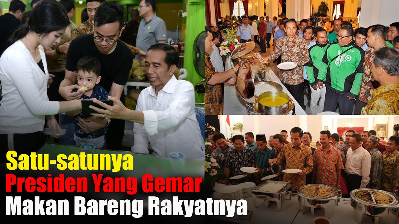 Bukan Cuma Pembesar, Sopir Angkot,Pedagang,Tukang Ojek di ajak Makan Presiden Di Istana